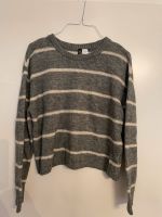 H&M Wollpulli Pullover Gr. S, Grau-wollweiß Streifen *TIPPI-TOPPI Berlin - Tempelhof Vorschau