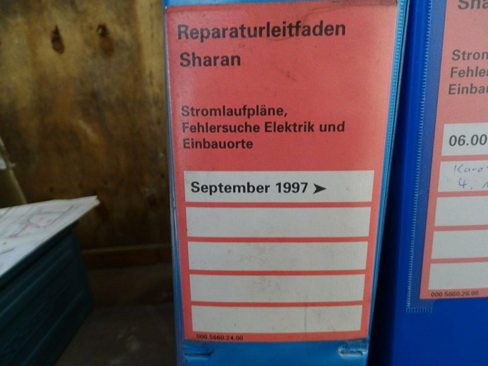 VW Sharan ab 1995–1997 Reparaturleitfaden Stromlaufplan in Süderhastedt
