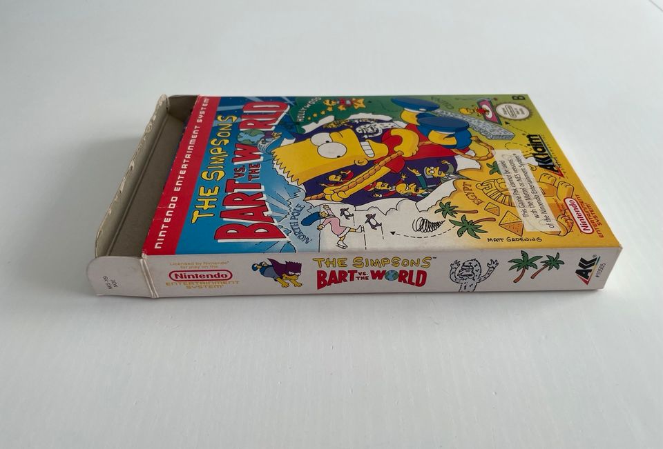 Nes Nintendo Spiel - The Simpsons Bart vs the World in OVP in Reinbek