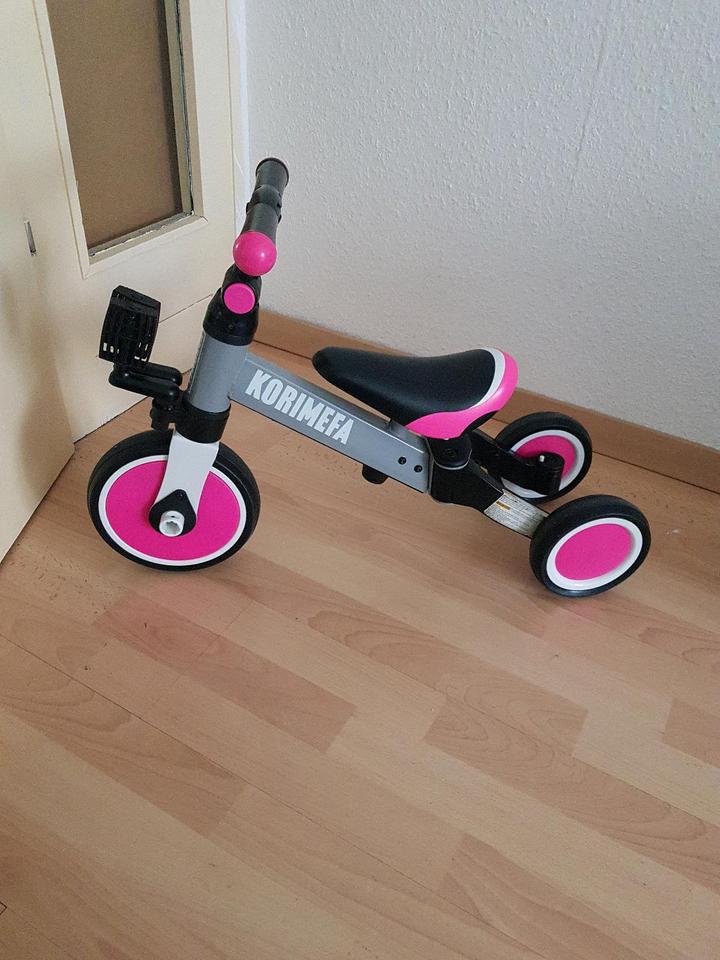 KORIMEFA 4 in 1 Fahrrad, Laufrad, Dreirad, Zweirad mit Pedalen in Berlin