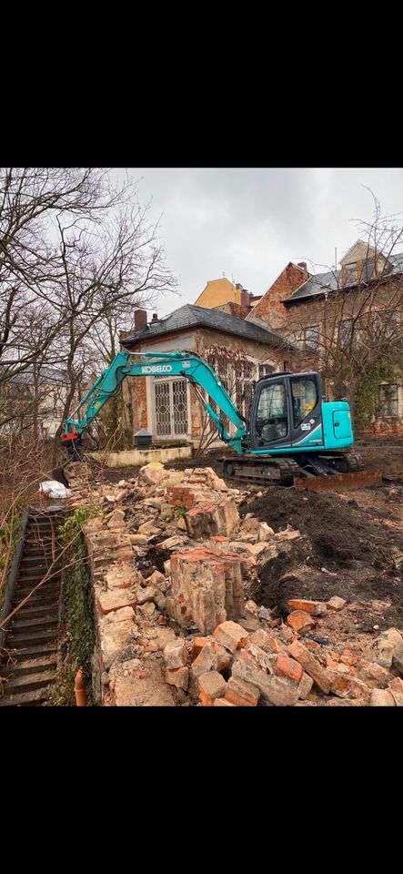 Gartenbauer Pool Baggerarbeiten Erdarbeiten Abbruch Abriss in Zwickau