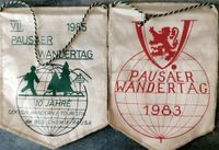 Pausaer Wanndertag, Wimpel 1983,1985, Thüringen - Tremnitz Vorschau
