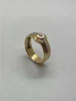 Herrenring in 750er Gold bicolor mit Brillant, Gr. 65 (L5947) Bayern - Landshut Vorschau