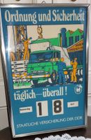 DDR Staatliche Versicherung Drehkalender blau 1 Schwerin - Paulsstadt Vorschau