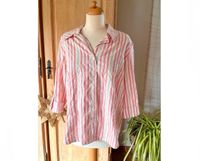 Gelco Sommer Bluse Hemd gestreift rosa weiß 3/4 Arm luftig Damen Hessen - Herborn Vorschau