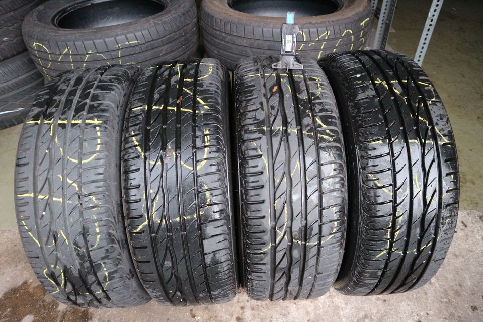 4 Sommerreifen 185 50 16 81H Bridgestone gebrauchte P132 in Walluf