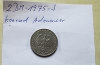 Gut erhaltenen 2 DM Münze von 1975 J ,Konrad Adenauer Nordrhein-Westfalen - Neukirchen-Vluyn Vorschau