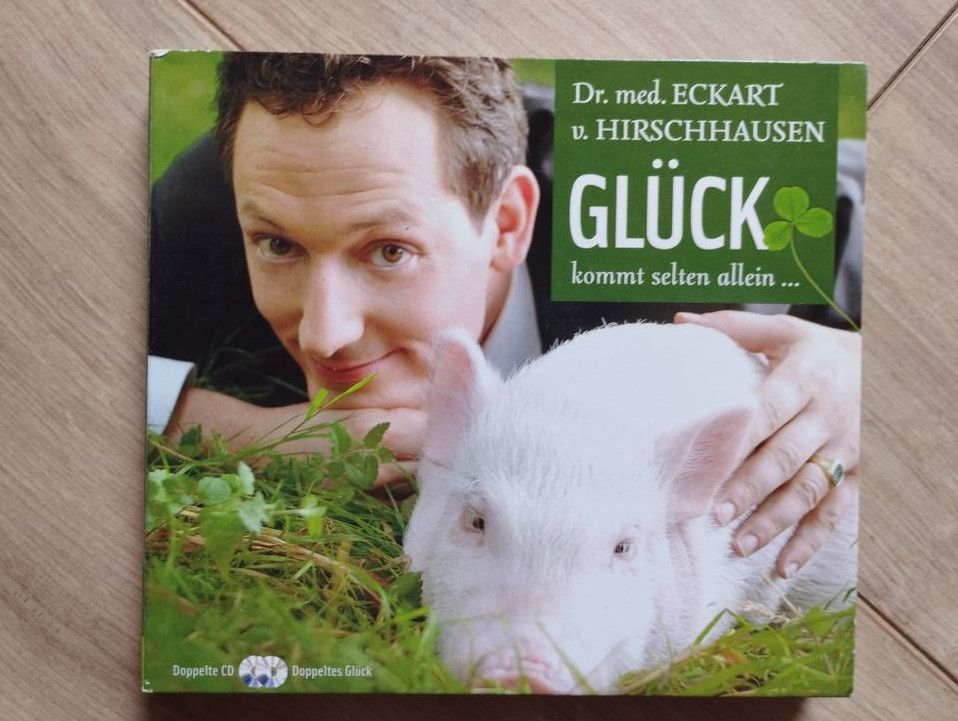 Hörbuch CD, Eckhard v. Hirschhausen, Glück kommt selten allein in Murnau am Staffelsee