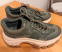 Chunky Sneaker khaki Gr. 40 Plateau schuhe Hamburg-Mitte - Hamburg Hamm Vorschau