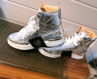 Philipp Plein Python HI-TOP Sneaker Silber Leder Hochzeit Sport Dresden - Innere Neustadt Vorschau