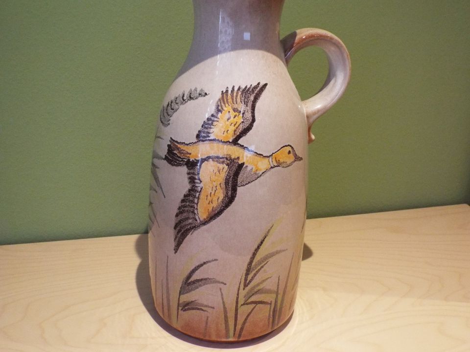 Scheurich 493-37 Keramik Vase Henkelvase Bodenvase W. Germany - 7 in Brieselang
