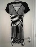 Damen Kleid schwarz weiß in Wickel Optik gr 38 Bayern - Heideck Vorschau