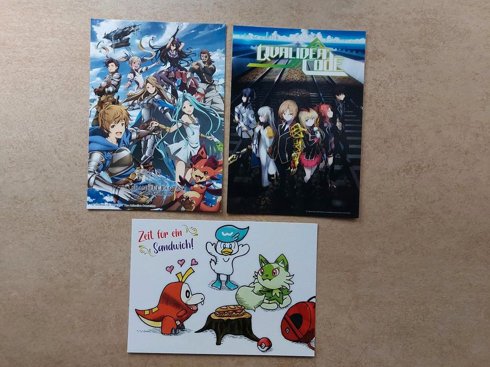 Anime Manga Postkarten - je 0,40 € in Zell am Main