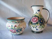 Italienische Keramik, Krug und Topf Vase, Shabby, Vintage – NEU Hessen - Groß-Gerau Vorschau