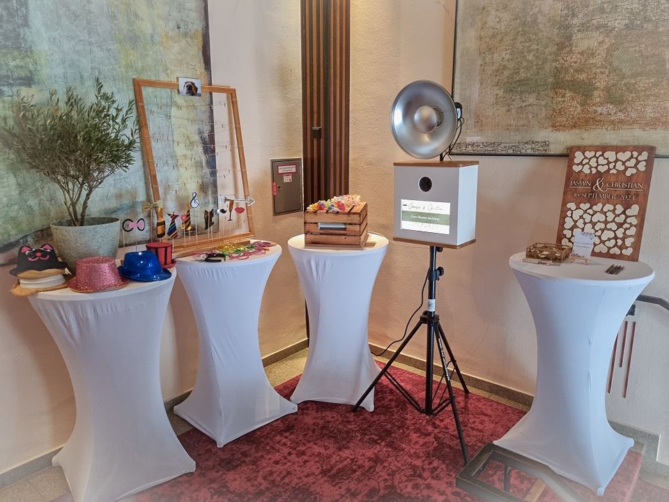 Profi Fotobox, Photobooth mieten inkl. Drucker & Aufbauservice in Langenfeld