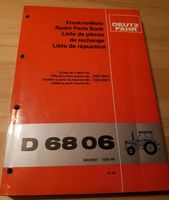 Buch von Deutz Fahr Ersatzteilliste D6806,  ca. 650 Seiten Kr. Dachau - Röhrmoos Vorschau