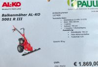 Balkenmäher AL-KO 5001 R III *Lagerabverkauf* Bayern - Grainet Vorschau