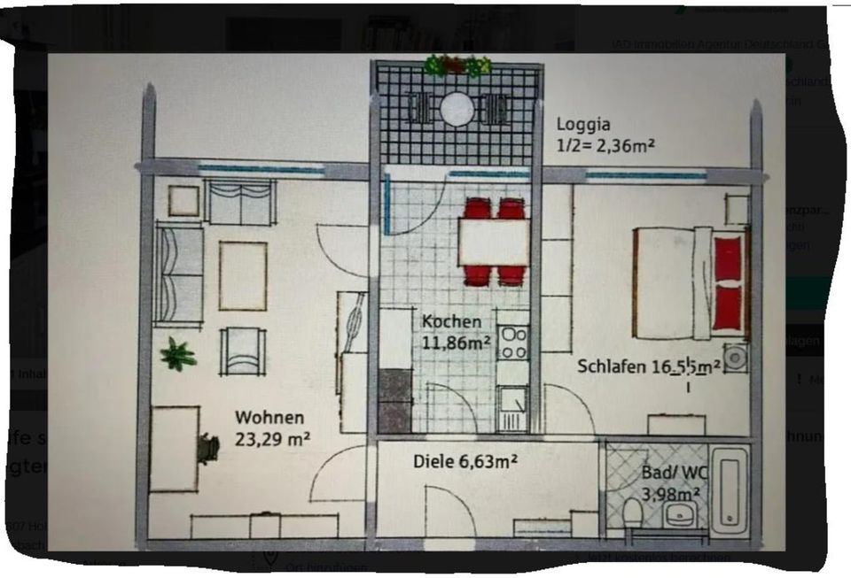 2 Zimmer-Wohnung zum Verkauf in 83607 Holzkirchen von Privat in Holzkirchen