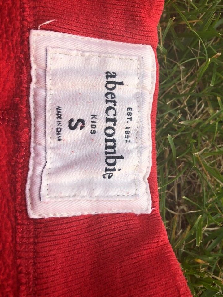 Abercrombie&Fitch Jogginghose Gr. S Gr. 134/140 rot in Harburg (Schwaben)