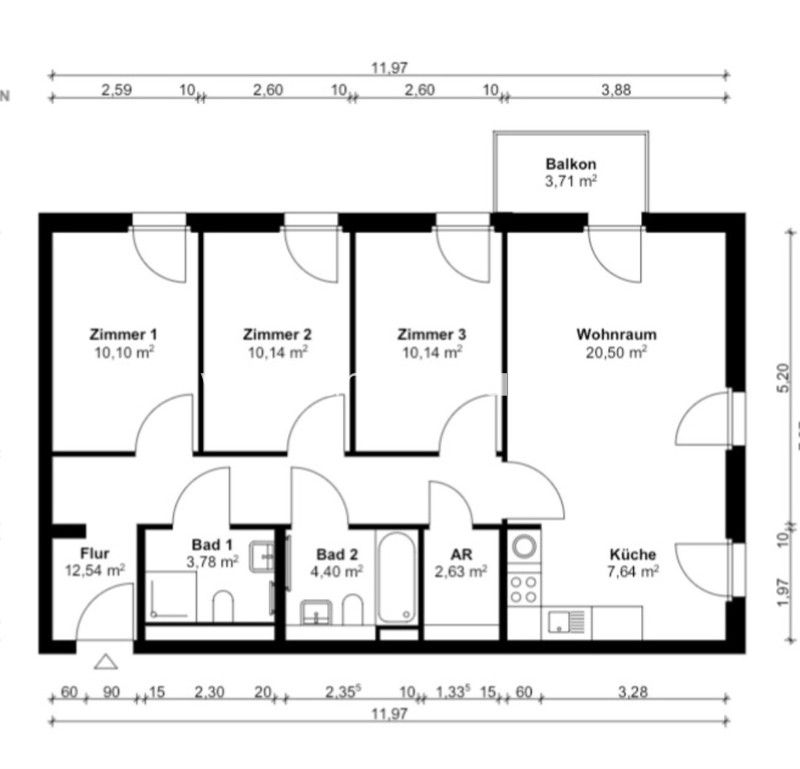 Wohnungsswap - 4 Zimmer, 82 m² - Senftenberger Ring, Reinickendorf, Berlin in Berlin