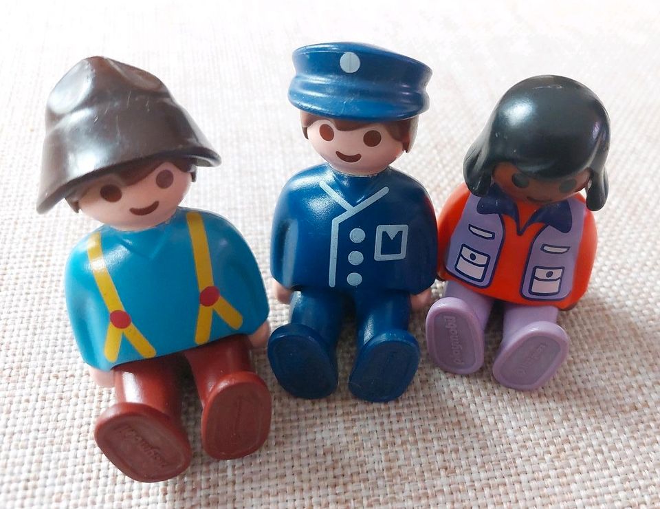 Playmobil Figuren 1.2.3. für kleine Kinder Polizei Frau Alm Bauer in Lübeck