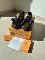 Damen Tod‘s Schuhe Slipper Loafer Mokkasins gold/bronze Gr 40,5 Niedersachsen - Wedemark Vorschau