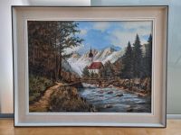 ÖLGEMÄLDE GEBIRGE RAMSAU SIGNIERT ORIGINAL ÖLBILD BILD ALT KUNST Bayern - Kumhausen Vorschau