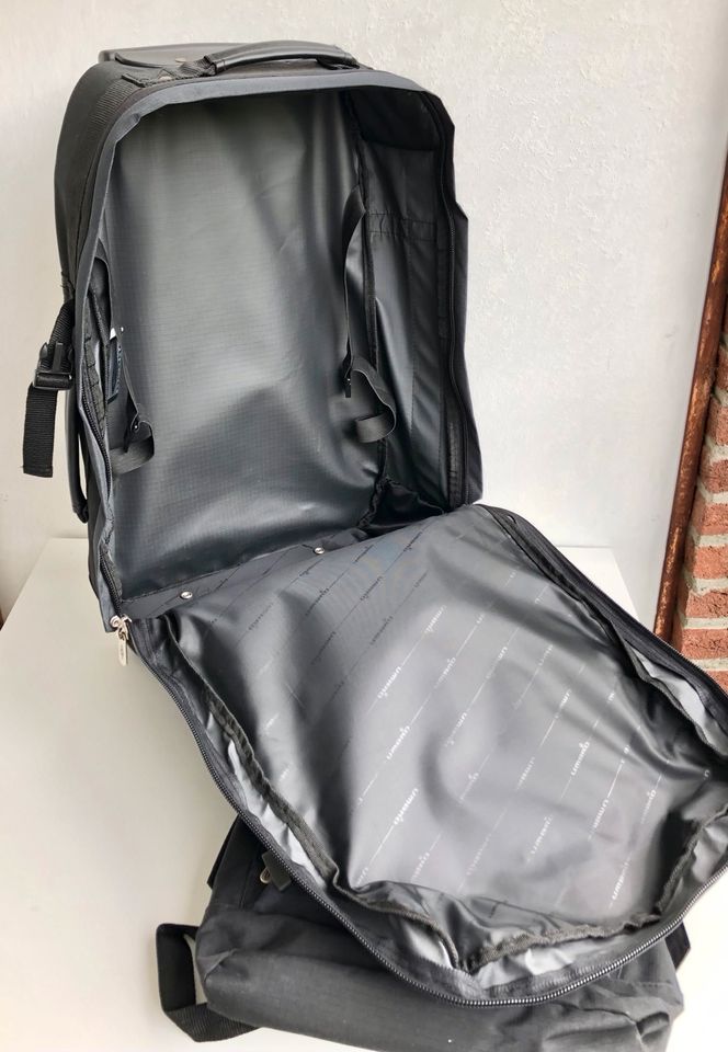 Trolley Koffer Reisetasche mit Rucksack ausziehbarer Griff in Lienen