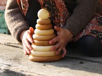 Stapelturm Natur, Holzspielzeug von WOODEN STORY, OVP und NEU Berlin - Mitte Vorschau