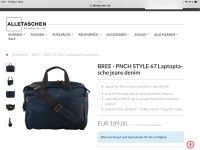 Bree punch style 67 jeans denim blau Laptop Tasche organiser Baden-Württemberg - Karlsruhe Vorschau