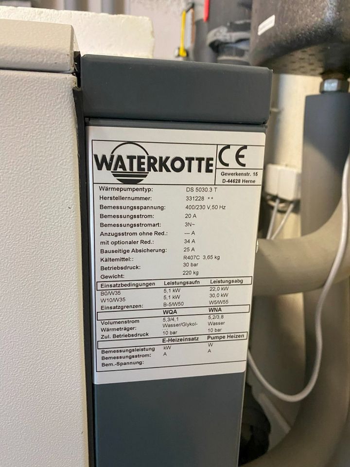 Waterkotte DS 5030.3 T Sole/Wasser-Wärmepumpe in Arnstadt