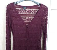 Damen Spitzenweste Cardigan bordeaux Bayern - Aholming Vorschau