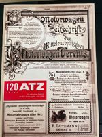 Reprint Erstausgabe ATZ von 1898, 120 Jahre ATZ Baden-Württemberg - Ditzingen Vorschau