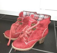 Schnür - Stiefelette in Weinrot Gr. 39 von Graceland Berlin - Hohenschönhausen Vorschau