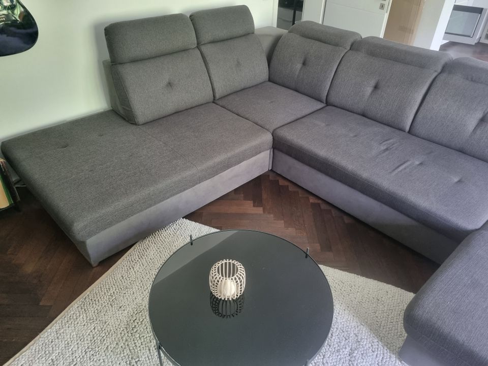 Sofa/Couch, 350x260cm, U-Form, Grau in Essen