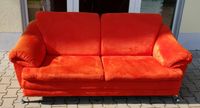 Sofa Couch verlours rot Bayern - Peiting Vorschau