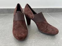 Braune Leder Stiefeletten von Geox Gr. 38 Aachen - Preuswald Vorschau