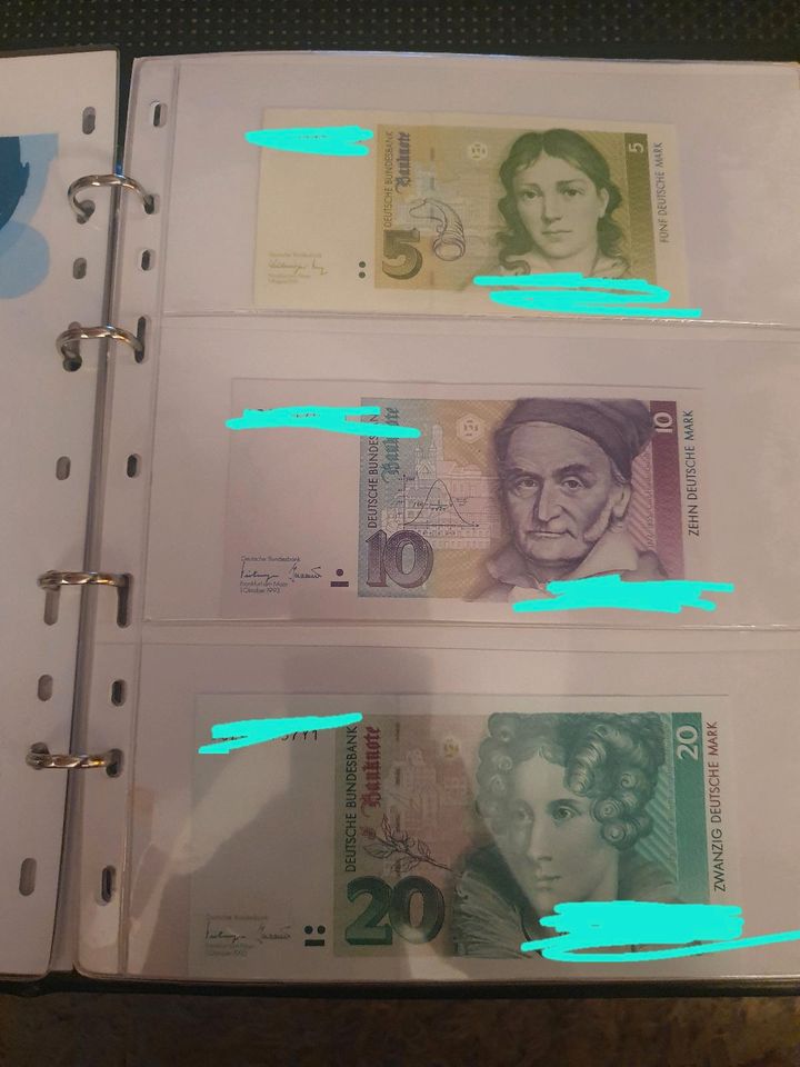 *** Deutsche Mark Banknoten Sätze Komplett *** in München