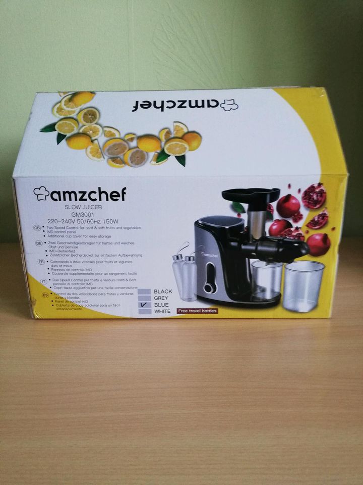 Amzchef slow juicer Saftpresse  GM 3001 in Damscheid