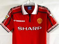 Manchester United 1998-00, Retro Vintage Heim-Trikot, L Pankow - Prenzlauer Berg Vorschau