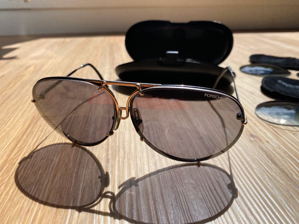 Porsche Carrera Design 5621 L Sonnenbrille +2 Paar Wechselgläsern in München