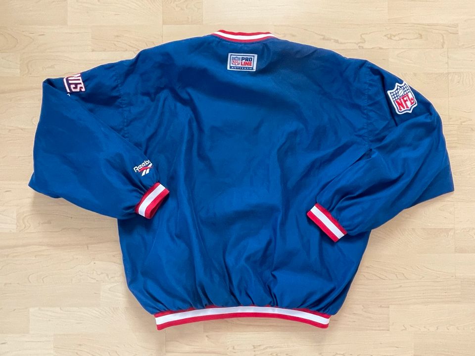 Vintage Reebok NFL New York Giants Pullover Jacke 90er Gr.XL in Halle