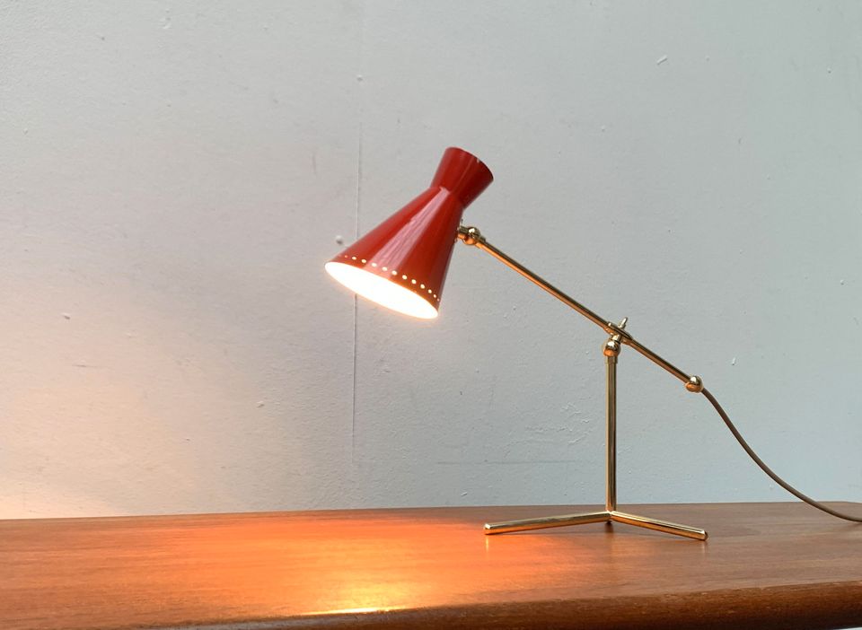 Mid Century Tripod Table Lamp Tischleuchte zu Stilnovo 60er 50er in Hamburg