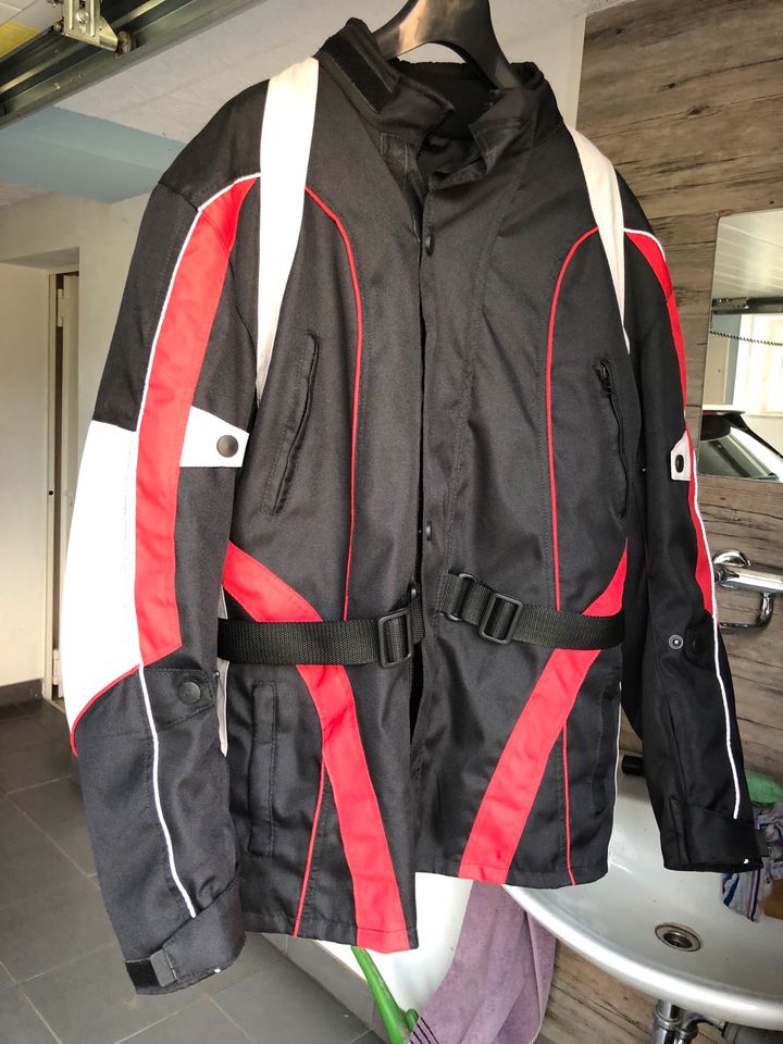 Motorrad Jacke schwarz/ rot in Mechernich