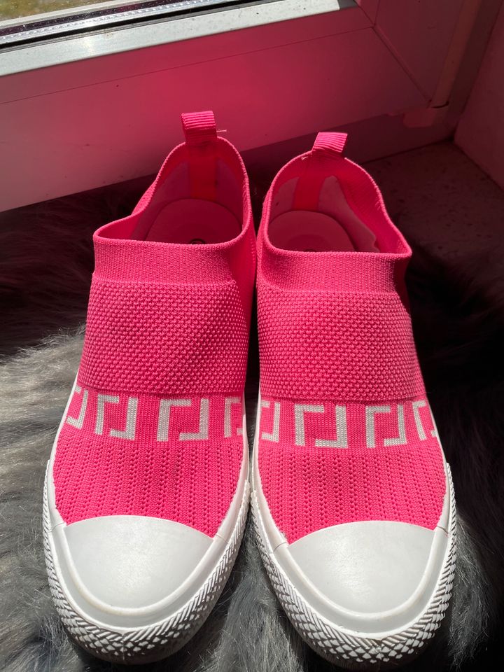 Socken Sneaker Neon Pink Gr. 39 in Verl