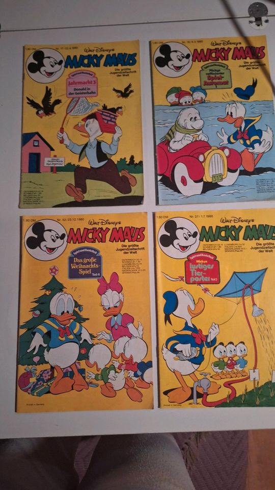 Micky Maus Hefte 80er 70er Jahre Comic Hefte Micky Maus in Bad Kissingen