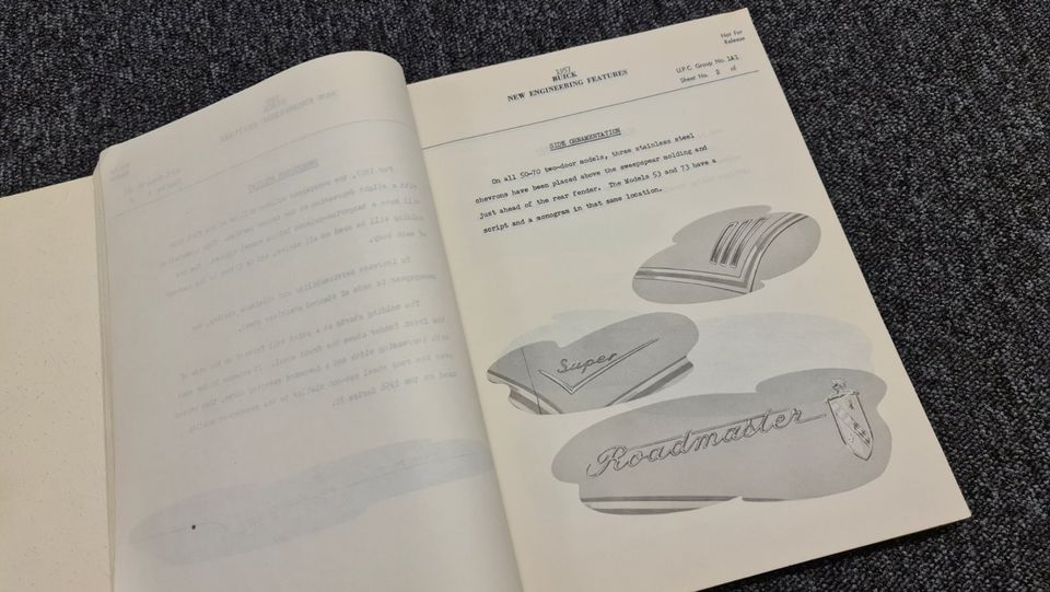 1957 Buick Engineering Features / Entwicklungshistorie in Besigheim