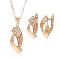 2Tlg. Schmuck Set, Kette mit Anhänger-Ohrringe, in Rose Gold. Thüringen - Sonneberg Vorschau