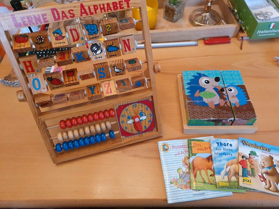 Lerntafel, , Würfelpuzzle, Pixi- Bücher HOLZ in Petersdorf