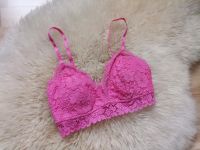 Bralette Bustier Crop Top rosa pink Spitze H&M XS 34 Hessen - Ebsdorfergrund Vorschau